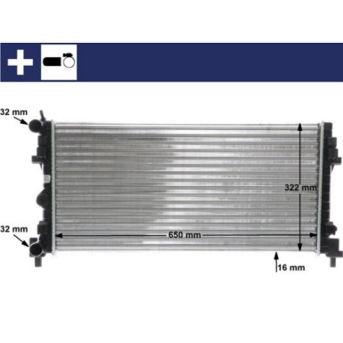 Mahle | Kühler, Motorkühlung | CR 2081 000S