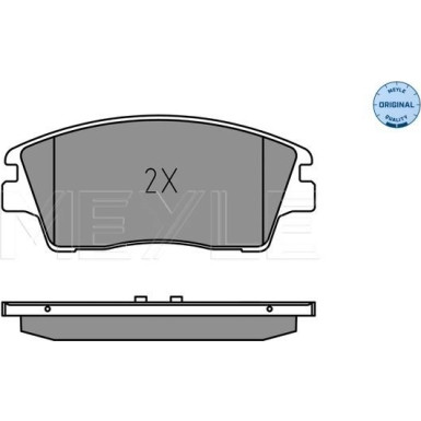 Meyle Bremsbelagsatz, Scheibenbremse MEYLE-ORIGINAL: True to OE 025 223 2917