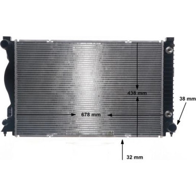 CR 789 000S Kühler, Motorkühlung BEHR