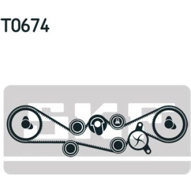 VKMC 98109 Wasserpumpe + Zahnriemensatz