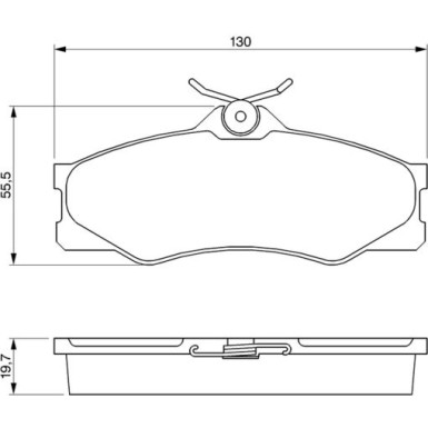0 986 469 790 Bremsbelagsatz, Scheibenbremse