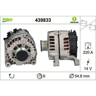 Valeo | Generator | 439833