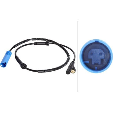 Hella 2 x HELLA Sensor, Raddrehzahl 6PU 009 106-331