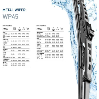 9XW 178 878-181 Wischblatt Metal