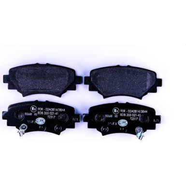 Hella | Bremsbelagsatz, Scheibenbremse | 8DB 355 021-411