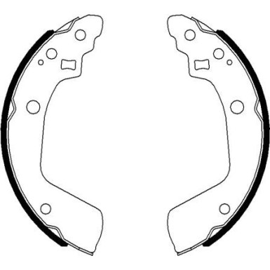 Textar | Bremsbackensatz | 91078600