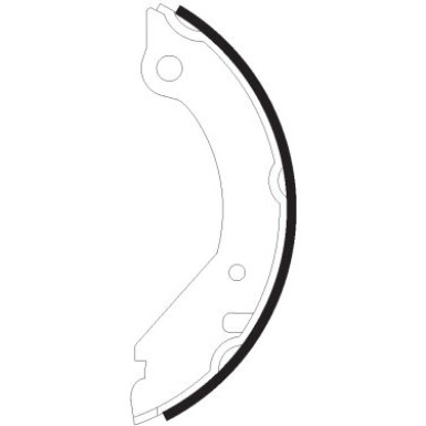 91017200 Bremsbackensatz, Feststellbremse