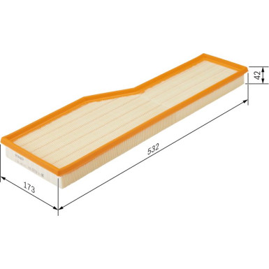 BOSCH F 026 400 479 Luftfilter BOSCH F 026 400 479 Luftfilter
