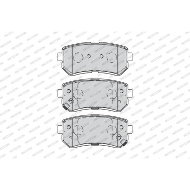 Ferodo | Bremsbelagsatz, Scheibenbremse | FDB4235