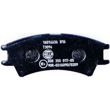 Hella | Bremsbelagsatz, Scheibenbremse | 8DB 355 017-051