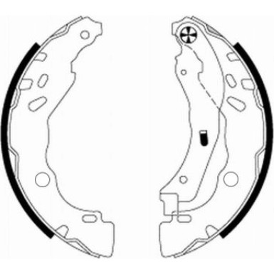 91077200 Bremsbackensatz