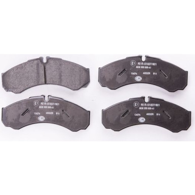 Hella | Bremsbelagsatz, Scheibenbremse | 8DB 355 005-411