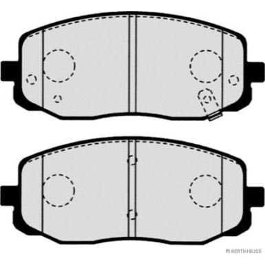 J3600506 Bremsbelagsatz, Scheibenbremse