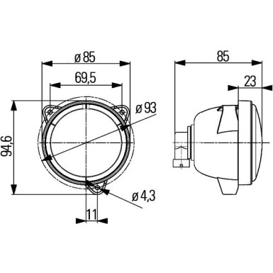 Hella | Arbeitsscheinwerfer | 1G0 996 176-061