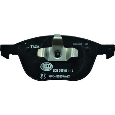 Hella | Bremsbelagsatz, Scheibenbremse | 8DB 355 011-191