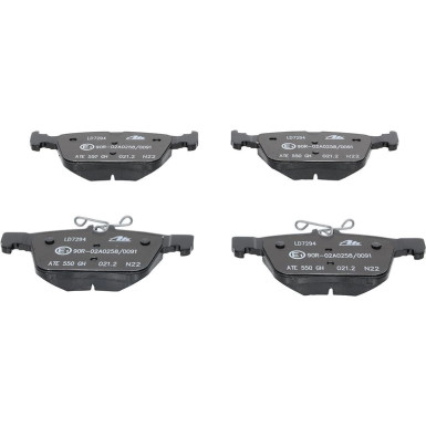 ATE | Bremsensatz, Scheibenbremse | 24.0112-0210.1 + 13.0470-7294.2