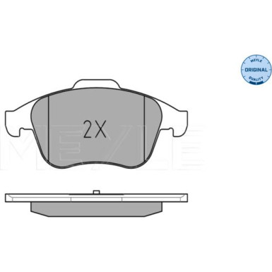 025 247 0917 Bremsbelagsatz, Scheibenbremse MEYLE-ORIGINAL: True to OE.