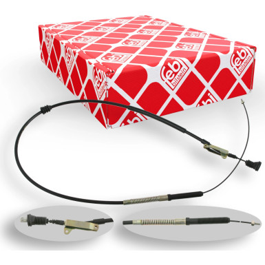 FEBI BILSTEIN 15751 Seilzug, Feststellbremse FEBI BILSTEIN 15751 Seilzug, Feststellbremse