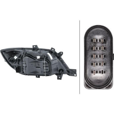 Hella 2 x HELLA Hauptscheinwerfer 1EH 246 047-011