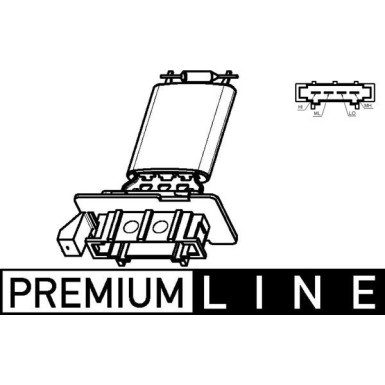 ABR 98 000P Widerstand, Innenraumgebläse BEHR *** PREMIUM LINE ***