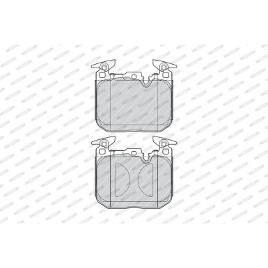Ferodo Bremsbelagsatz, Scheibenbremse FUSE+ Technology FDB4662