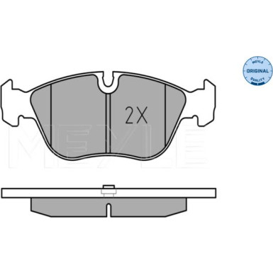 Meyle Bremsbelagsatz, Scheibenbremse MEYLE-ORIGINAL: True to OE 025 212 7319