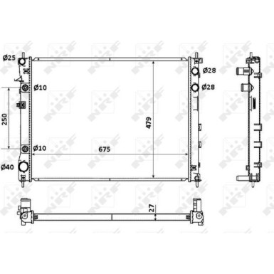 53887 Kühler, Motorkühlung