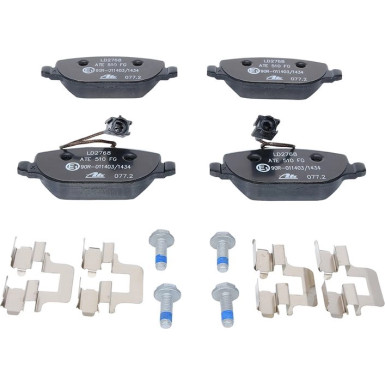 Bremsbelagsatz, Scheibenbremse ATE Ceramic 13.0470-2768.2