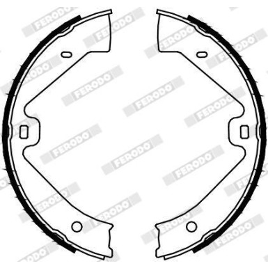 Ferodo Bremsbackensatz, Feststellbremse PREMIER FSB4129
