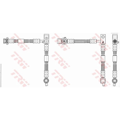 TRW | Bremsschlauch | PHD542
