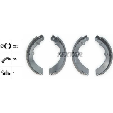 91042800 Bremsbackensatz 91042800 Bremsbackensatz