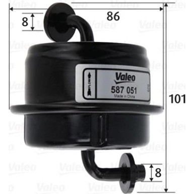 Valeo | Kraftstofffilter | 587051