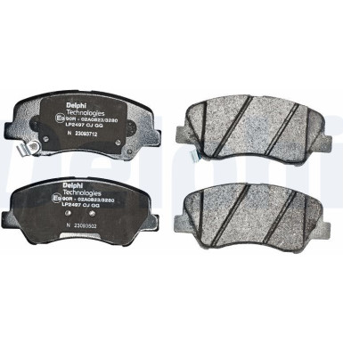 LP2497 Bremsbelagsatz, Scheibenbremse