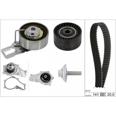 530 0698 30 Wasserpumpe + Zahnriemensatz 530 0698 30 Wasserpumpe + Zahnriemensatz