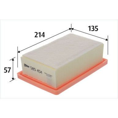 Valeo | Luftfilter | 585454