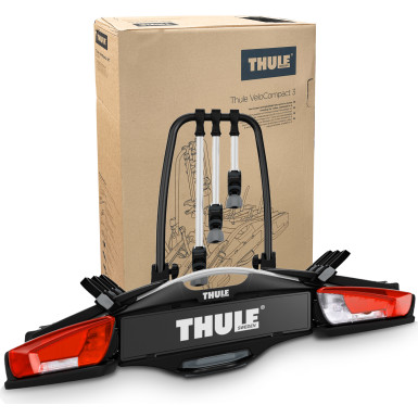 Thule Fahrradhalter, Anhängekupplungsträger THULE VeloCompact 3 Bike schwarz/aluminium 926002