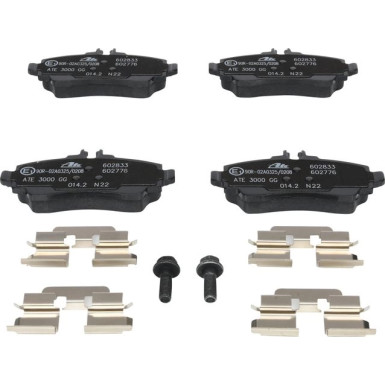 13.0460-2833.2 Bremsbelagsatz, Scheibenbremse