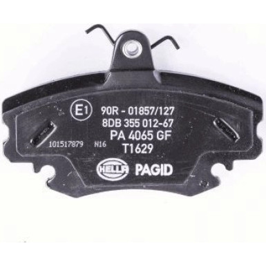Hella Pagid | Bremsbelagsatz, Scheibenbremse | 8DB 355 012-671