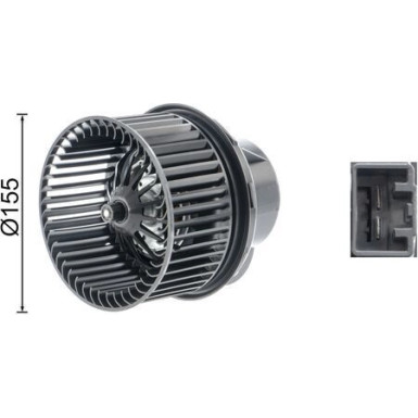 Mahle Innenraumgebläse BEHR Premium Line AB 248 000P