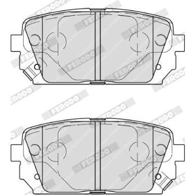 Ferodo Bremsbelagsatz, Scheibenbremse PREMIER FDB4193