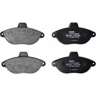 Delphi Bremsbelagsatz, Scheibenbremse LP1592