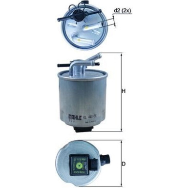 KL 440/36 Kraftstofffilter KL 440/36 Kraftstofffilter