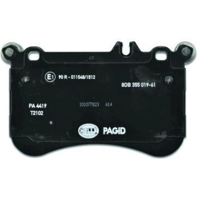 Hella Pagid | Bremsbelagsatz, Scheibenbremse | 8DB 355 019-611
