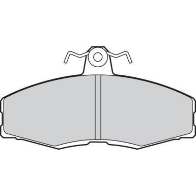 Valeo | Bremsbelagsatz, Scheibenbremse | 301217