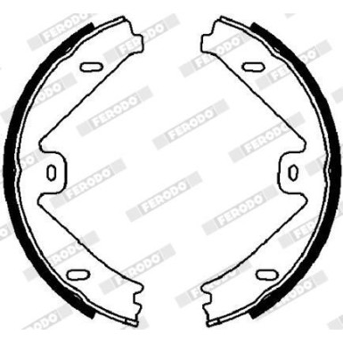 FSB4026 Bremsbackensatz, Feststellbremse PREMIER