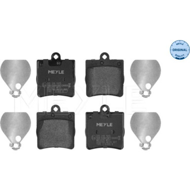 025 219 1915 Bremsbelagsatz, Scheibenbremse MEYLE-ORIGINAL: True to OE.