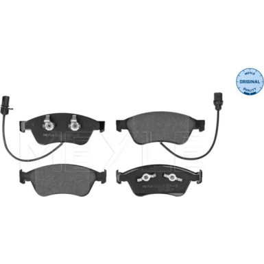 Meyle Bremsbelagsatz, Scheibenbremse MEYLE-ORIGINAL: True to OE 025 238 9620/W