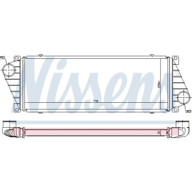 96842 Ladeluftkühler ** FIRST FIT ** 96842 Ladeluftkühler ** FIRST FIT **