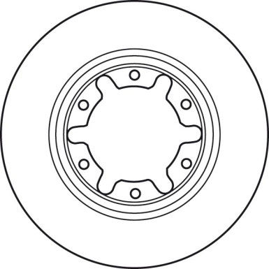 DF7305S Bremsscheibe TRW SINGLE