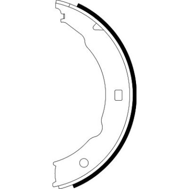 8DA 355 050-421 Bremsbackensatz, Feststellbremse
